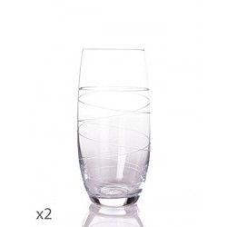 Juego de 2 vasos altos Bruyere Toujours-Cristal de Sèvres